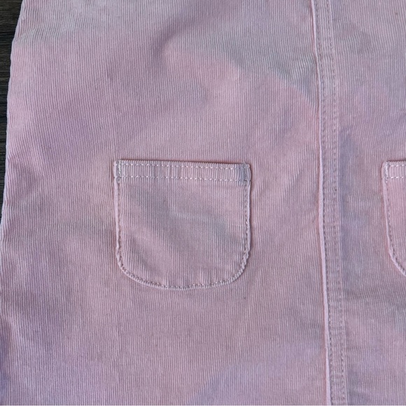 Joe Fresh Baby Girls Light Pink Corduroy Adjustable Straps Jumper Dress 18/24 M - Picture 8 of 10